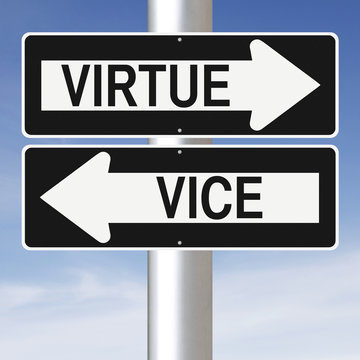 Virtue/Vice sign